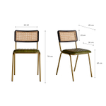 Стул Almstock зеленый цвет