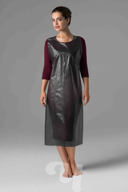 Фартук полиэтиленовый черный 120*70 см 50 шт