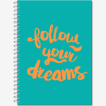 Тетрадь общая 120 листов на металлическом гребне "NEON"