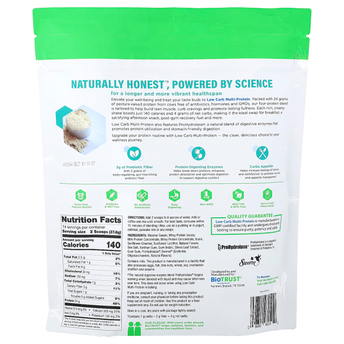 BioTRUST, низкоуглеводный, мультипротеиновый комплекс, со вкусом ванильного крема, 529 г (1,16 фунта)