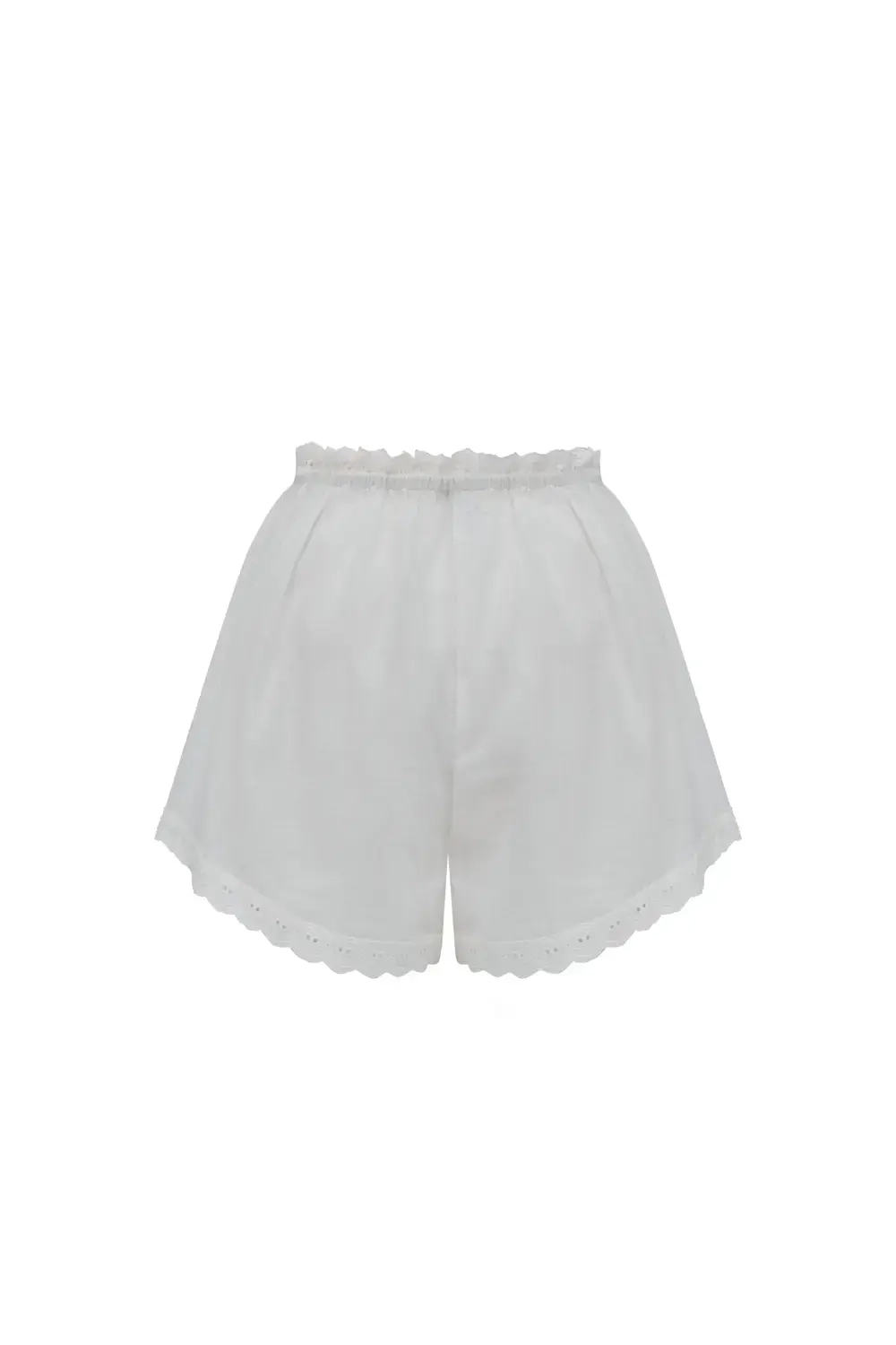 Шорты-панталоны в пижамном стиле