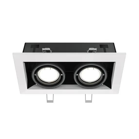 Встраиваемый светильник Металл Модерн / Metal Modern 2*GU10 10 Вт Technical dl008-2-02-w