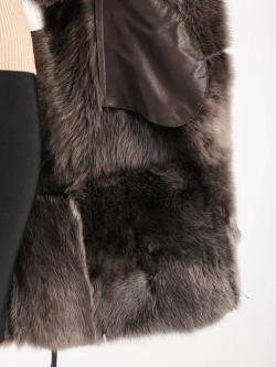 Дубленка зимняя натуральная с капюшоном