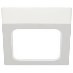 Светильник светодиодный накладной Даунлайт ЭРА LED 20-12-6K квадратный 12Вт 6500К | Downlight