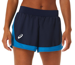 Женские Шорты теннисные Asics Match Short - midnight/hazard green