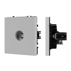 Механизм телевизионной розетки SCT-NOBE-MTV1-SFPL-IS (Arlight, Никель) 061896