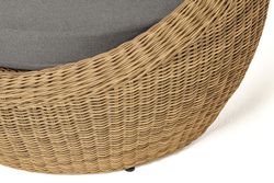 "Барселона" кресло из искусственного ротанга, цвет соломенный