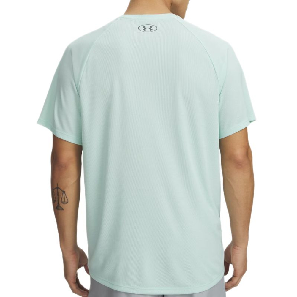 Теннисная футболка Under Armour Tech Textured Short Sleeve - refresh mint/deprecated/castlerock