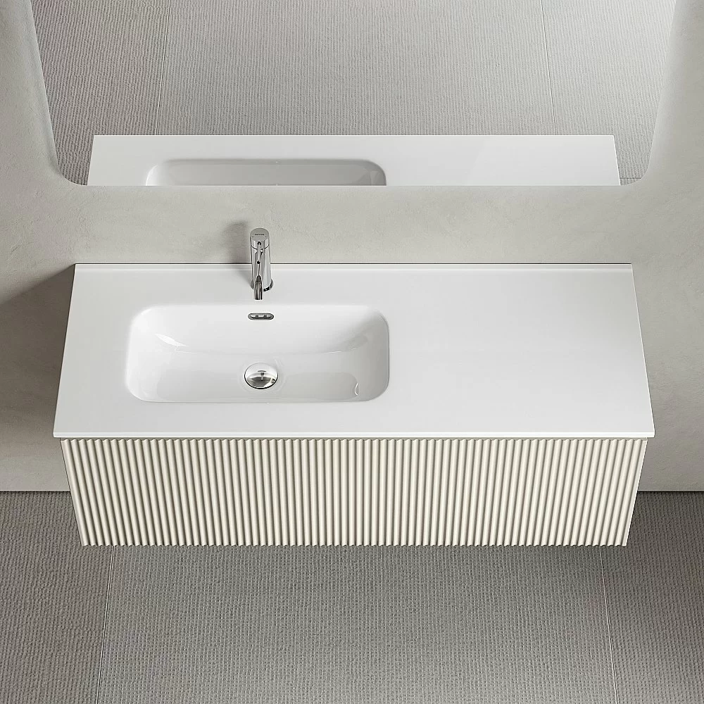 Тумба с раковиной Sancos Snob R 1.0 SNR1.0120LCE/SNR1.0120RCE Beige Soft