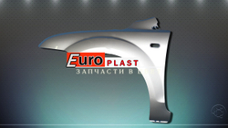 Переднeе левое серебристого  цвета на Ford Focus 2 2005-2008