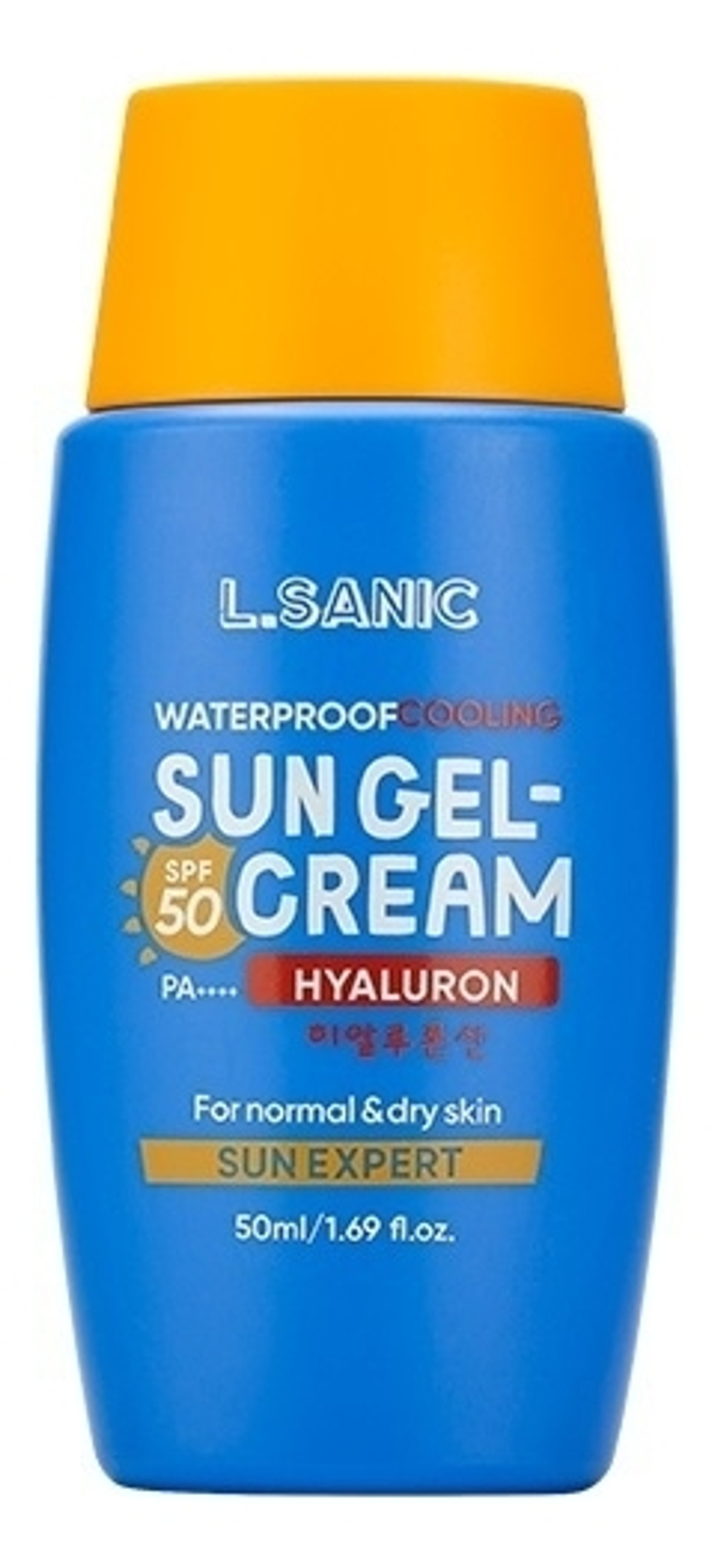 [L.Sanic] Hyaluronic Sun Cream SPF 50/PA++++ - Солнцезащитный крем с гиалуроновой кислотой, 50 мл