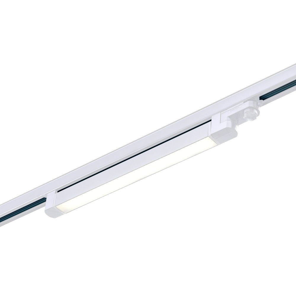 ST663.536.10 Св-к трек. Белый LED 1*10W 3000K 800Lm Ra&amp;gt;90 120° IP20 L280xW33xH82 165-265V Трехфазная трековая система