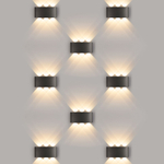 Пылевлагозащищенный светодиодный светильник Twinky Trio чёрный IP54 1551 Techno LED чёрный