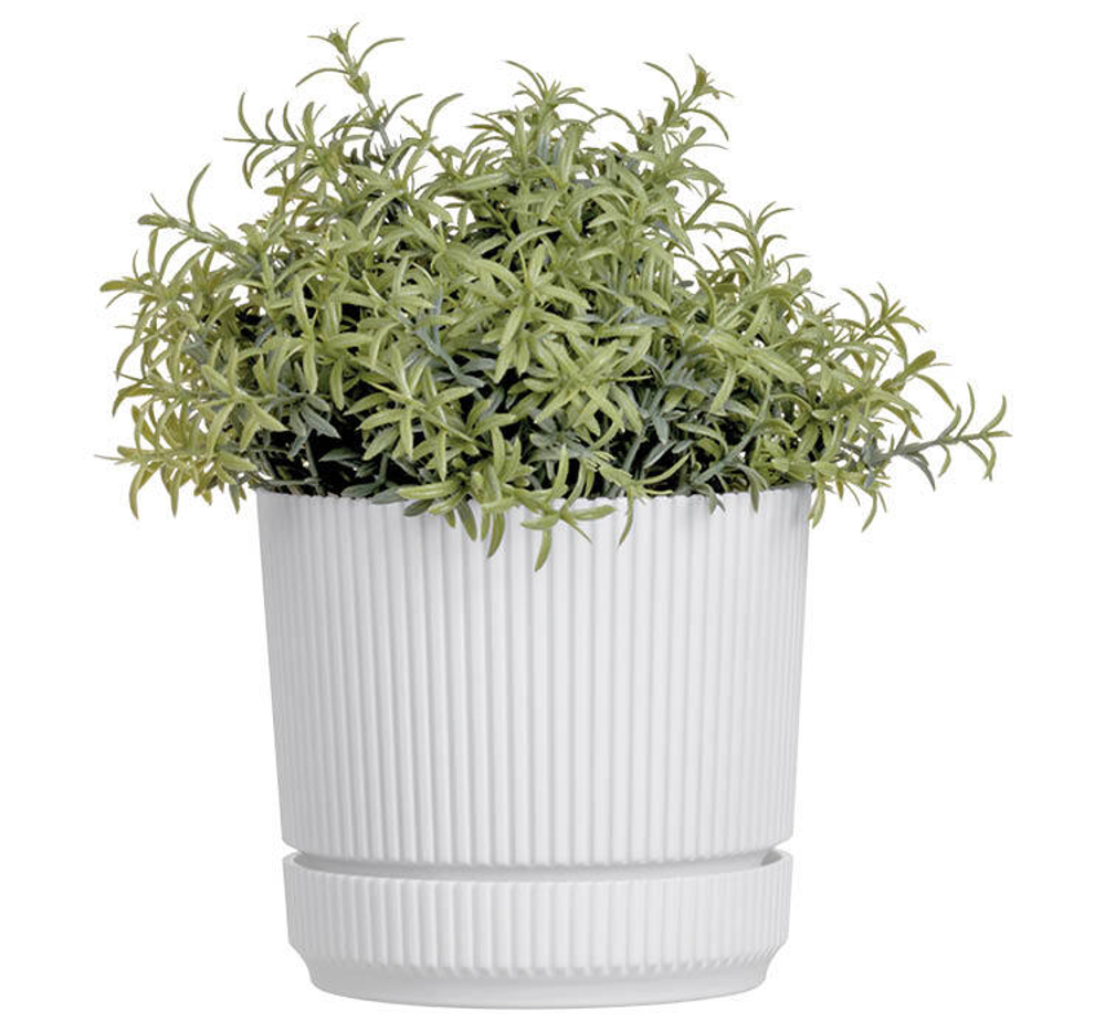 Кашпо СТРИП круглое D=170мм 2,3 л с поддоном М3247