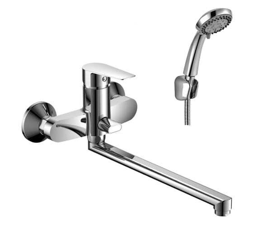 Смеситель S35-33 ROSSINKA однорычажный 35мм плоский излив 35см