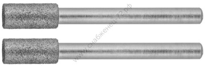 ЗУБР 2 шт, 4.8 x 10.0 х 3.2 мм, L 38 мм, Набор алмазных мини-шарошек (35920)