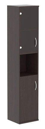 Шкаф-колонка со стеклом и нишей СУ-1.4 Имаго (Imago)