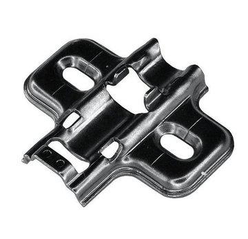 Крестообразная ответная планка Clip-on под саморез, H2, черная AQ