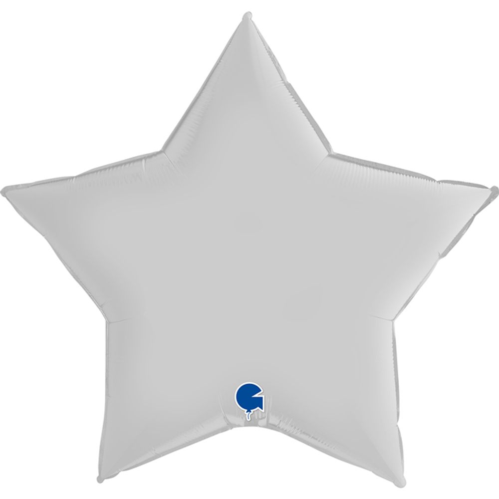 Gr (18&#39;&#39;/46 см) Звезда, Белый, Сатин, 1 шт.