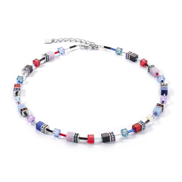 Колье Coeur de Lion Red-blue-lilac 2838/10-0330