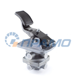 5320-3514108 (ПРАМО) Кран тормозной 2-х секционный в сборе с педалью для КАМАЗ-евро