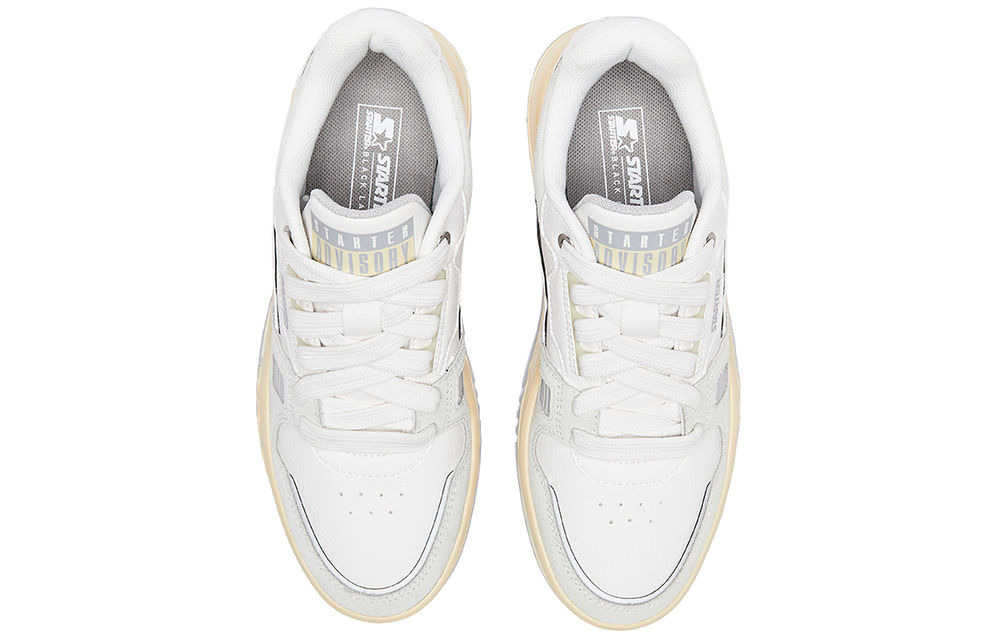 STARTER Trainer EP Collection Textile, Leather Abrasion Resistant Low top Skateboard Shoes Women"s White Gray