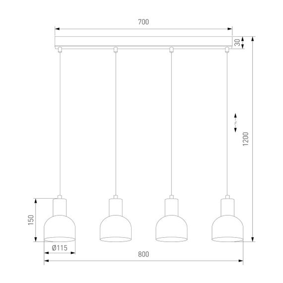 Подвесной светильник TK Lighting 4896 Cairo