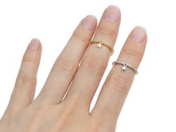 Кольцо на фалангу Звездочка