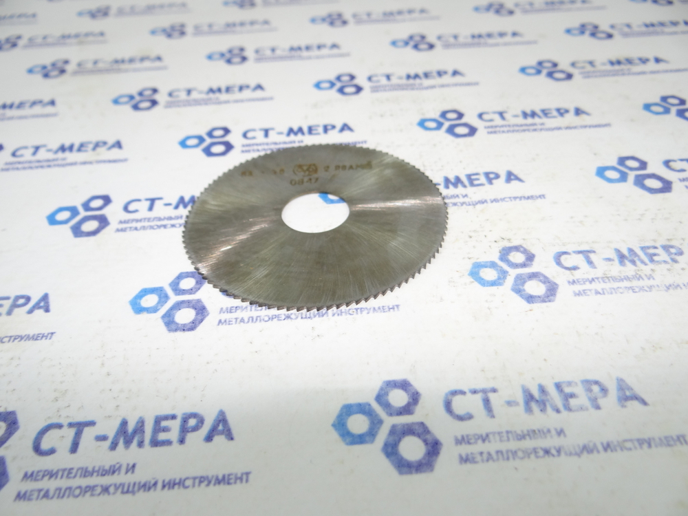 Фреза отрезная по металлу 63х0.6х16мм Р6АМ5 z=100 без фаски без ш/п