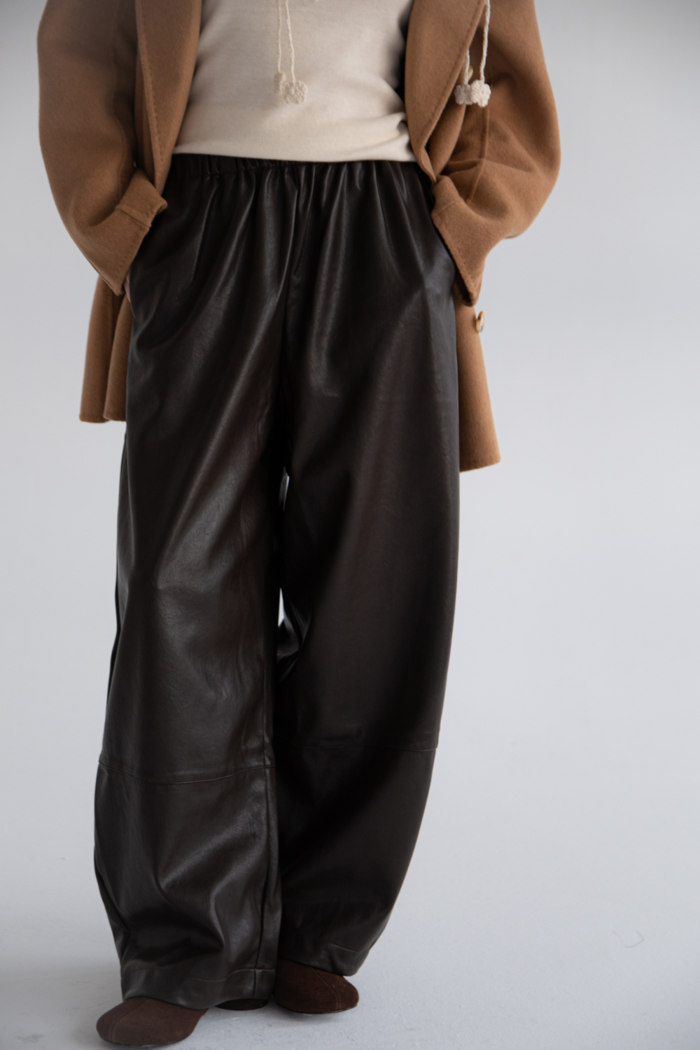 Брюки из экокожи JOUL