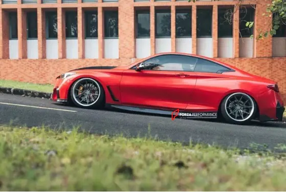 Обвес для Infiniti Q60 переделка в Black S 2017-2022 Инфинити