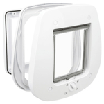 Дверца Trixie 4-Way Flap Door for Glass, для стеклянных дверей, пластик, белая, 27x26 см