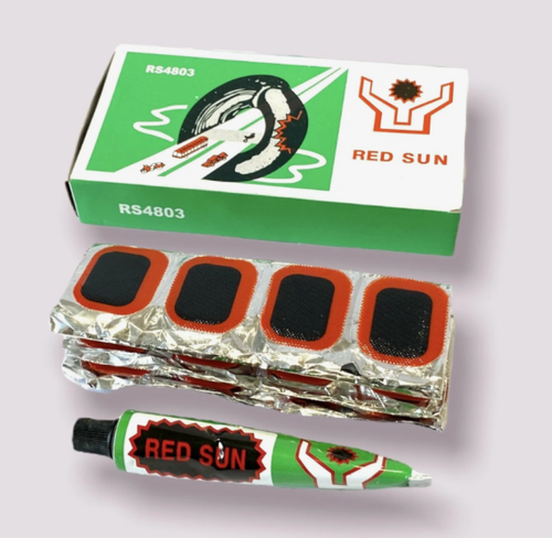 Набор для ремонта камер: клей и заплатки 48 шт