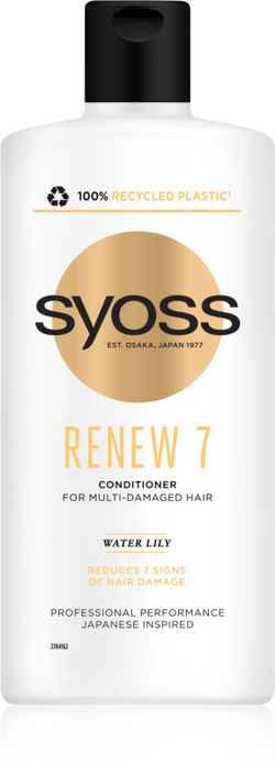 Syoss Renew 7 - интенсивно восстанавливающий кондиционер для очень поврежденных волос /   440  ml  / GTIN 9000101277876