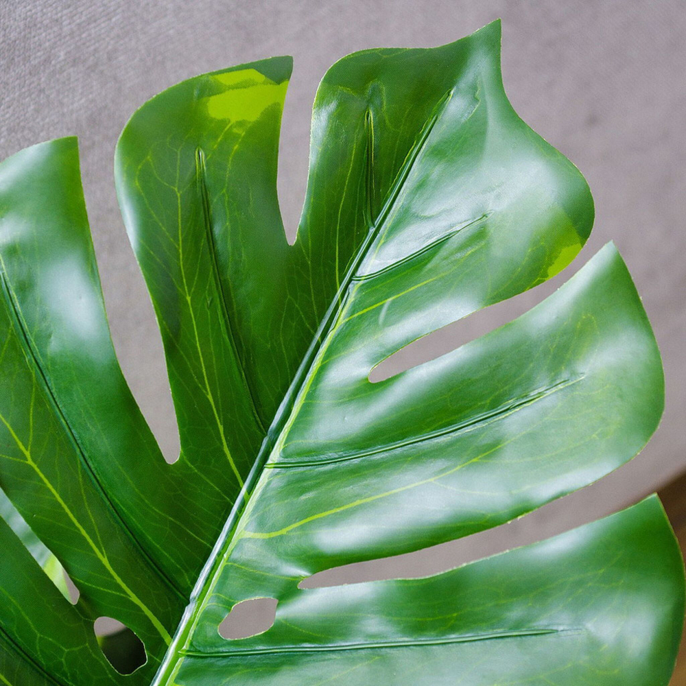 Дерево искусственное декоративное Монстера, в кашпо, 75 см, Y4-3371