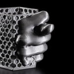 Подставка для карандашей Фига, Дуля, Кукиш, серая