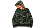A Bathing Ape Tiger Camo Tiger Full Zip Худи