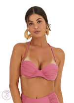 Купальник раздельный "Банановый сплит" (розовый)