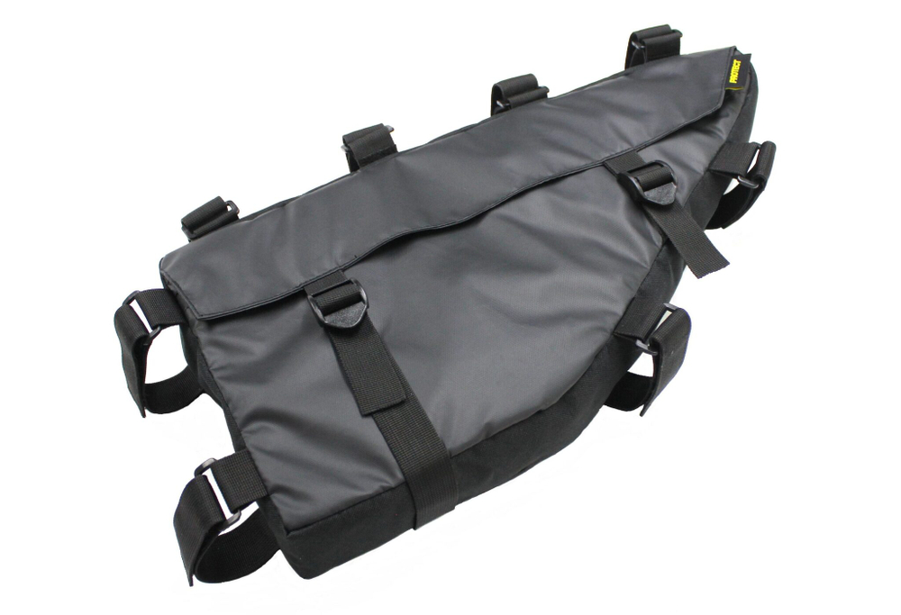 Велосумка под раму, серия Bikepacking, р-р 46х24х6 см, цвет черный, PROTECT™