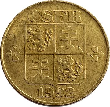 1 крона 1992 Чехословакия