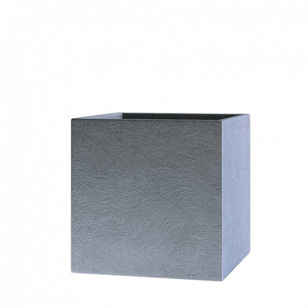 Кашпо CUBE PREMIUM GREY 30x30x30