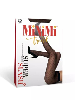 MiNiMi SLASH 20 (колготки с диагональной полоской)