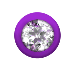 Анальная цепочка 17,7см с кристаллом Lola Games Emotions Buddy Purple 1400-03lola