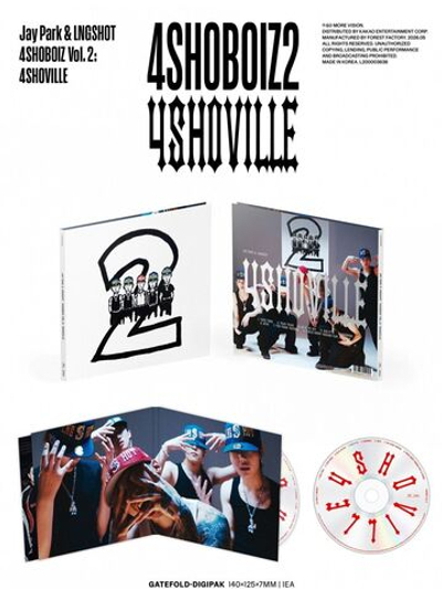 (ПРЕДЗАКАЗ) Альбом Jay Park & LNGSHOT - 4SHOBOIZ VOL. 2: 4SHOVILLE MIXTAPE