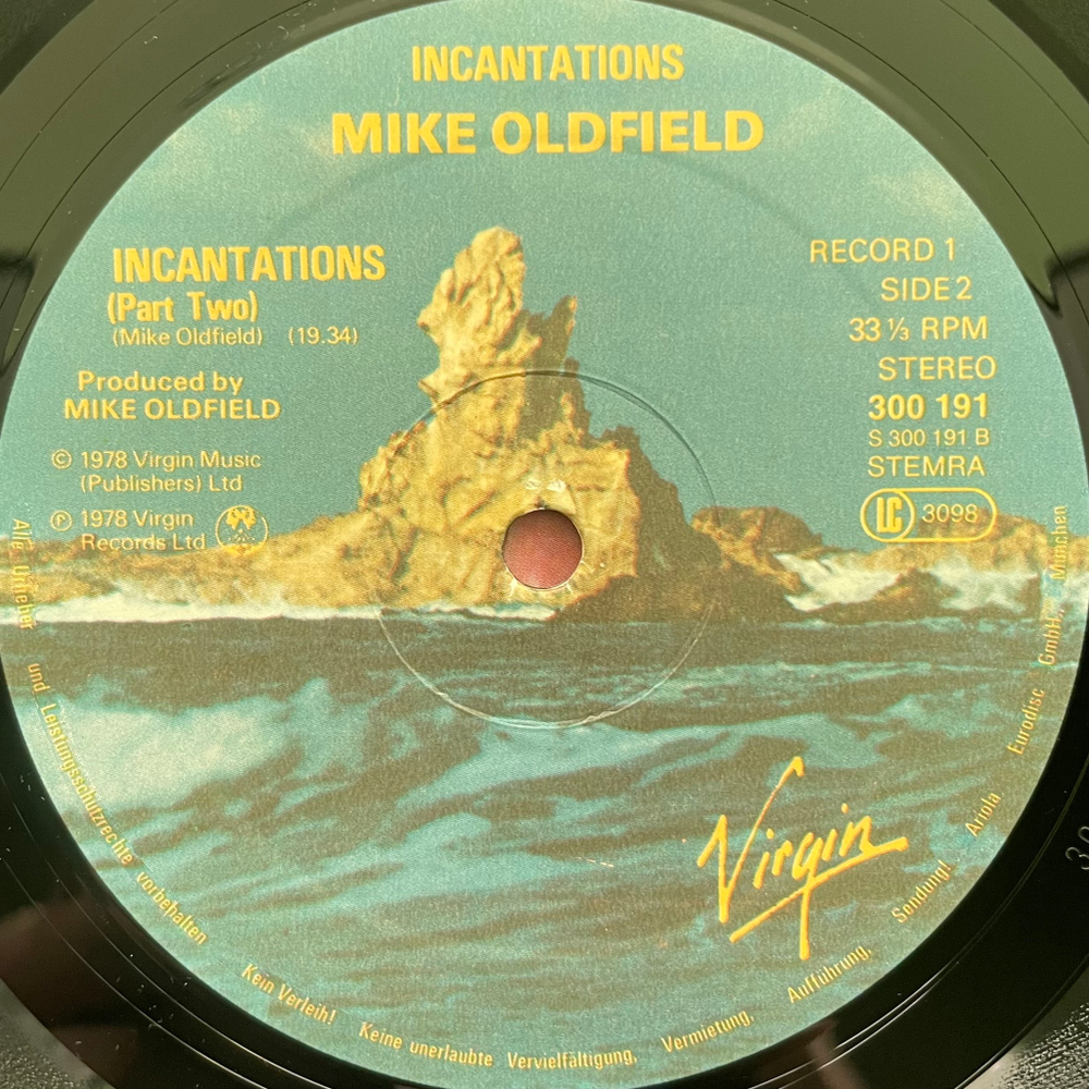 Mike Oldfield ‎– Incantations 2LP (Голландия 1978г.)
