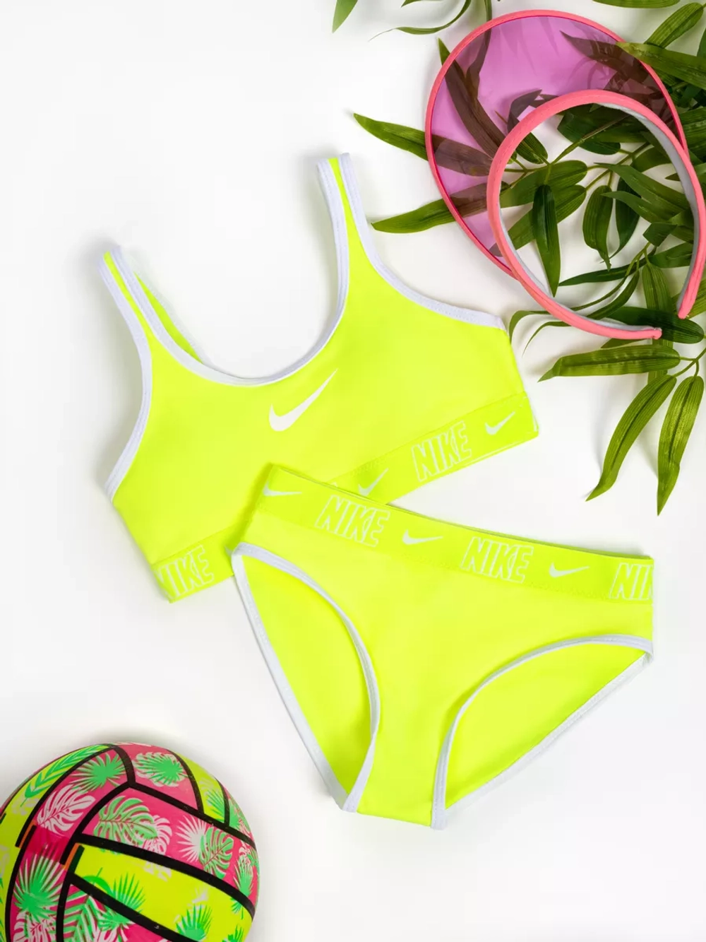 купальник раздельный спортивный с топом для бассейна