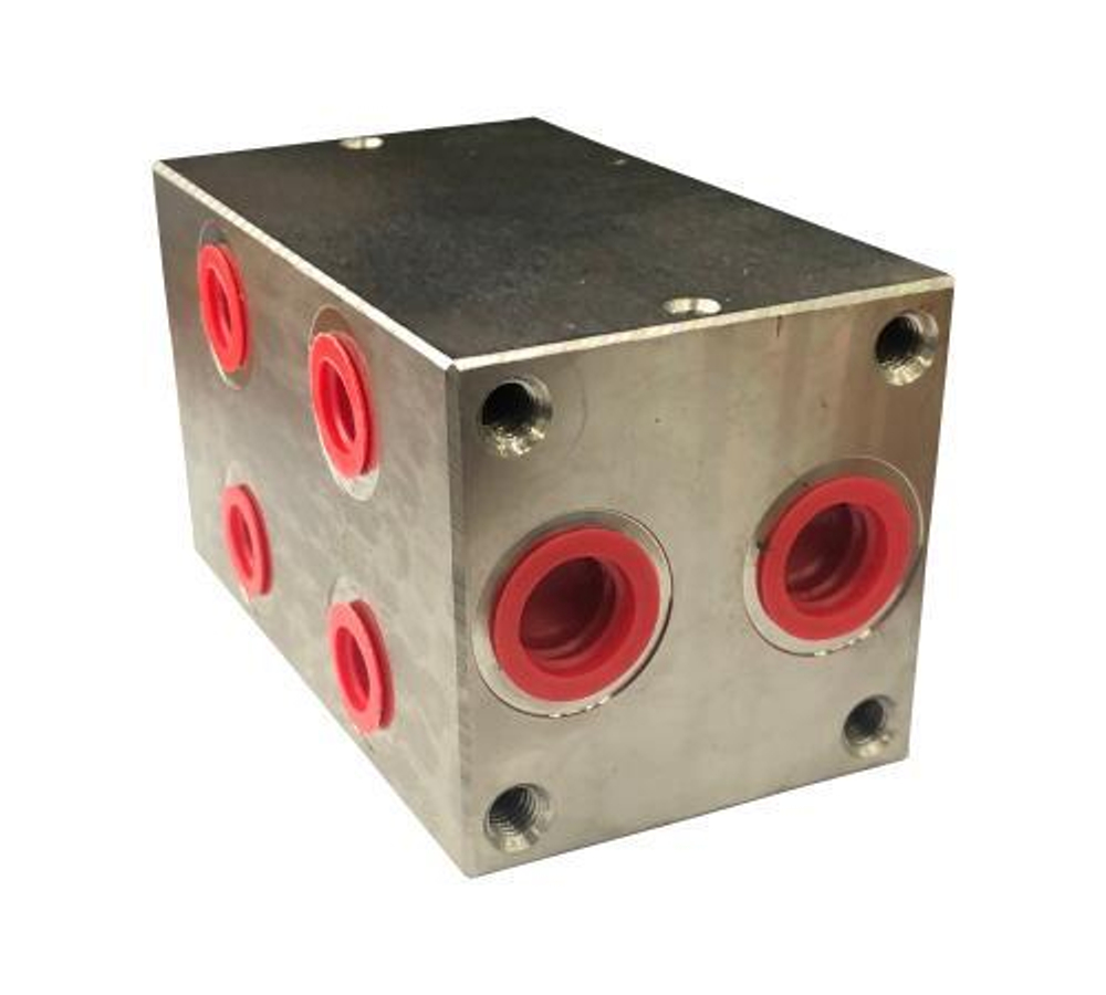 Плита монтажная BZ-03-2 без клапана 2-х местная (CETOP 3)