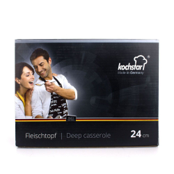 Кастрюля 1.9л Kochstar Metallica Solid Onyx Германия упаковка