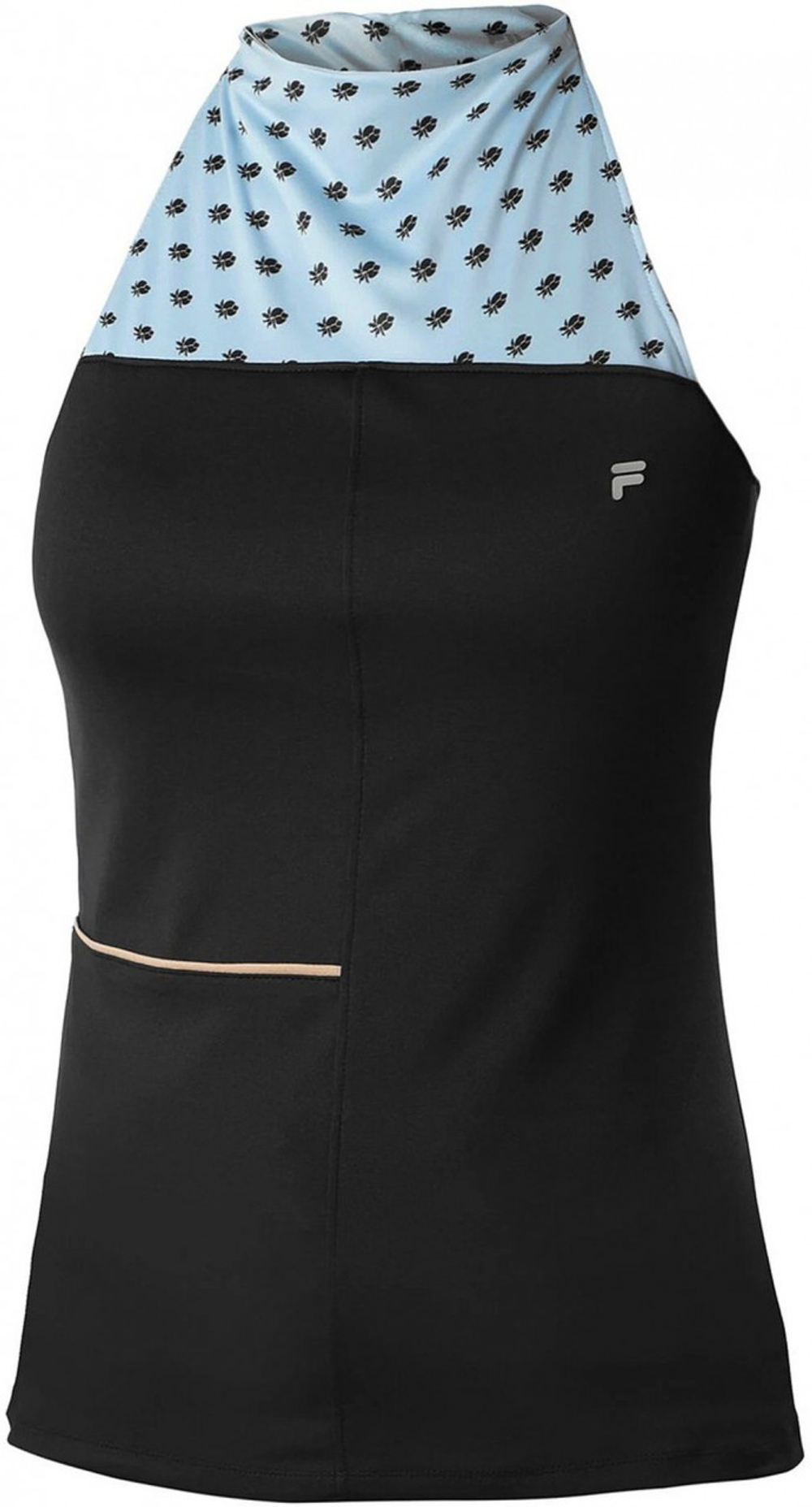 Женский топ теннисный Fila Top Lottie W - черный