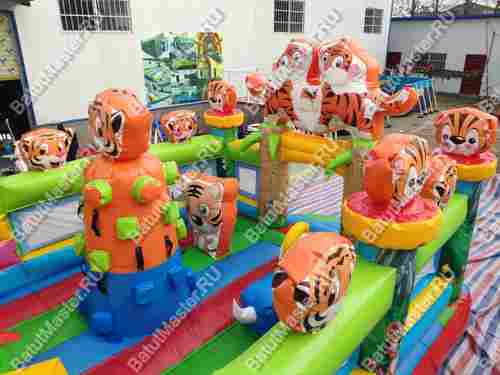 Коммерческий батут «Тигриная страна 2», 8*4*5 м